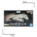 《GTS》模型 BANDAI STAR WARS VEHICLE MODEL 006 千年鷹號 SW 5064109