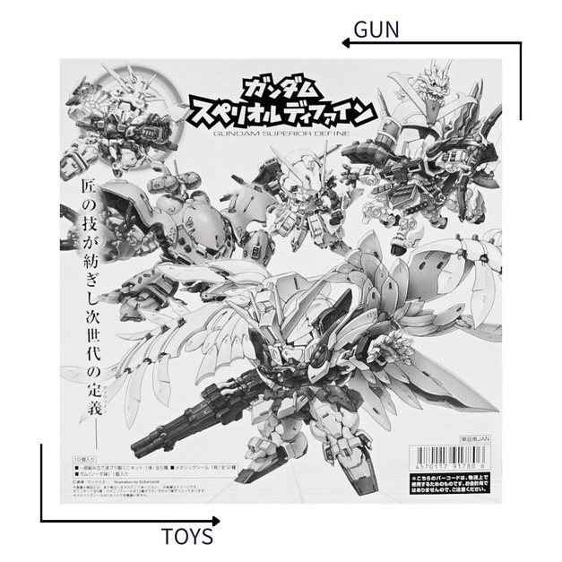 《GTS》盒玩 BANDAI 機動戰士鋼彈 SUPERIOR DIFAIN 第1彈 全5款 一中盒10入 917806