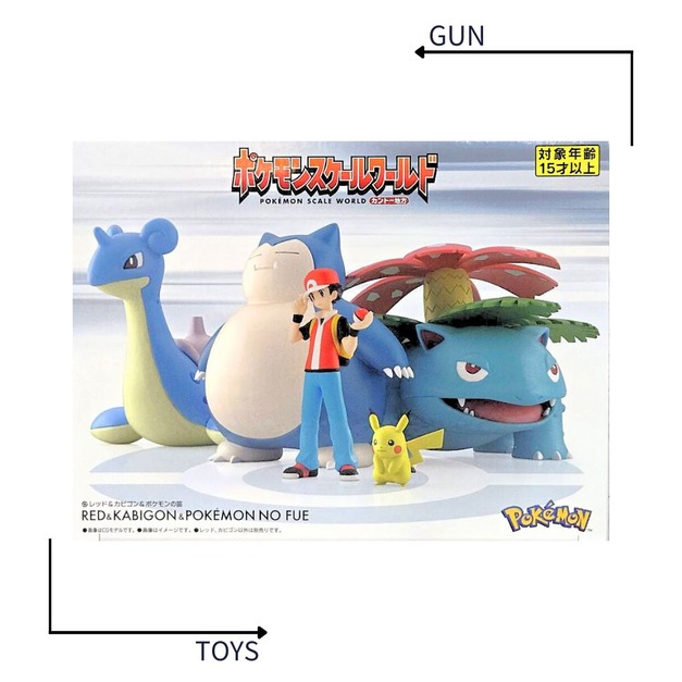 《GTS》盒玩 BANDAI 精靈寶可夢 SCALE WORLD 赤紅 卡比獸 寶可夢之笛 876243