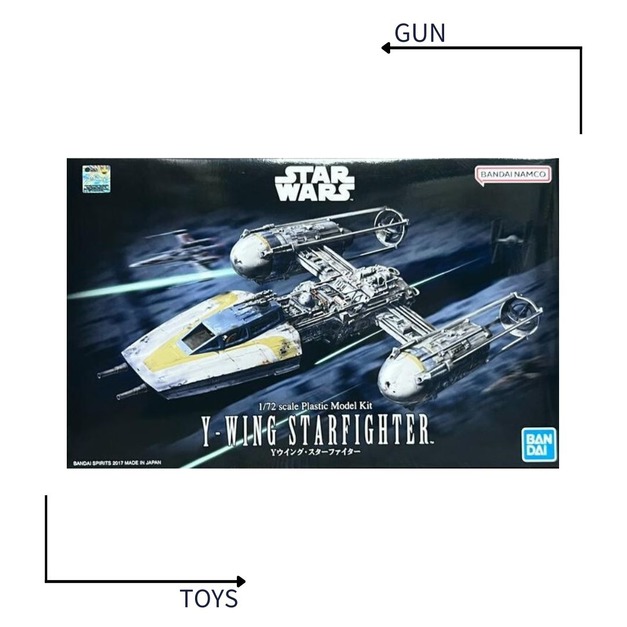 《GTS》模型 BANDAI STAR WARS 1/72 Y WING Y翼戰機 星際大戰 SW 5063845