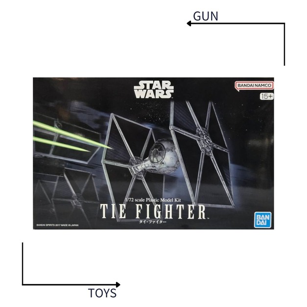 《GTS》模型 BANDAI STAR WAR 1/72 鈦戰機 星際大戰 SW 5064104