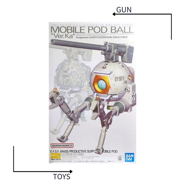 《GTS》模型 BANDAI 1/100 MG RB-79 球艇 Ver.Ka 卡版 鋼球 鋼彈UC 5063542