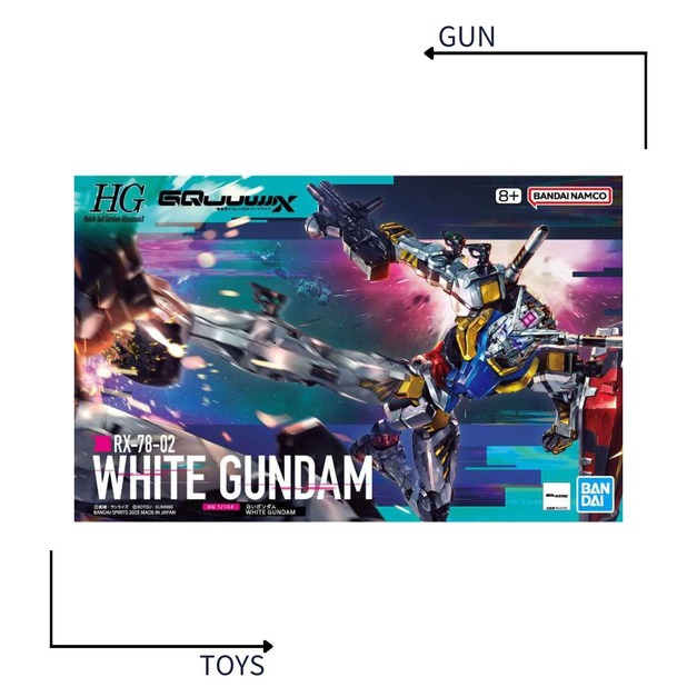 《GTS》模型 BANDAI 1/144 HG #12 GQ 白色鋼彈 GQuuuuuuX 5069189