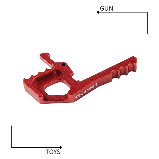 《GTS》CRUSADER 十字軍 VFC M4 雙邊 槍機拉柄鉤 紅色 CR-GM01-0012_RD
