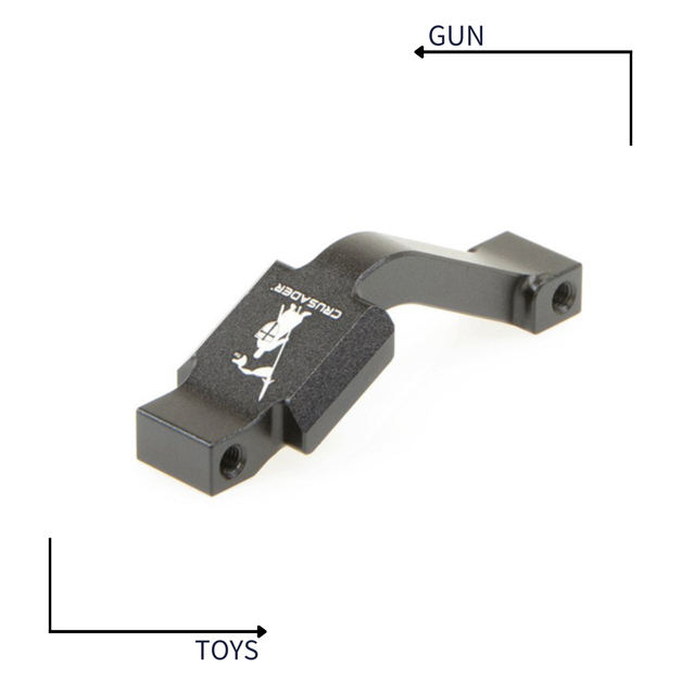 《GTS》CRUSADER 十字軍 M4 GBB 競技用 加大護弓 黑 CR-VF21-0016_BK