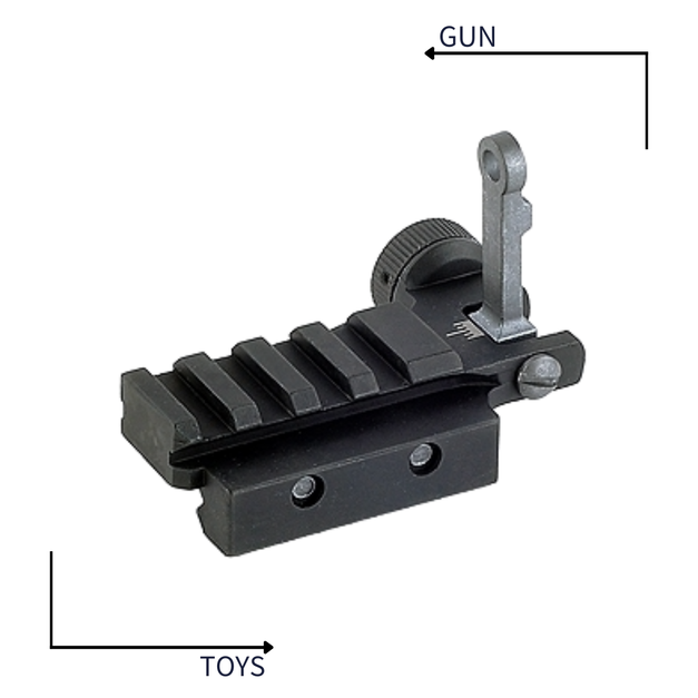 《GTS》VFC KAC PDW 短軌 摺疊 準星組 20MM 寬軌 VF9-RST-PDW-BK01