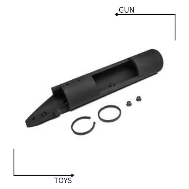 《GTS》Action Army VSR-10 CNC 輕量化一體式槍左手用 黑色 AAC B01-029