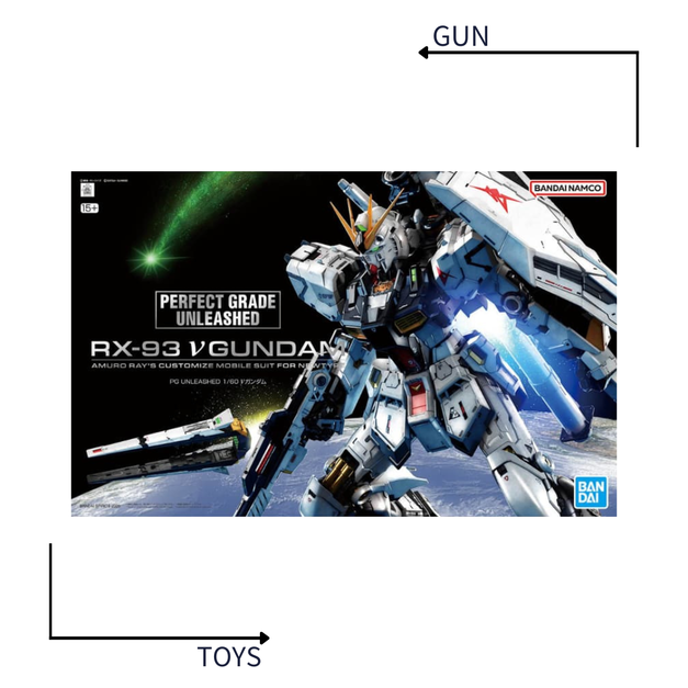 《GTS》模型 BANDAI 1/60 PG UNLEASHED ν鋼彈 逆襲的夏亞 牛鋼 PGU 5069191