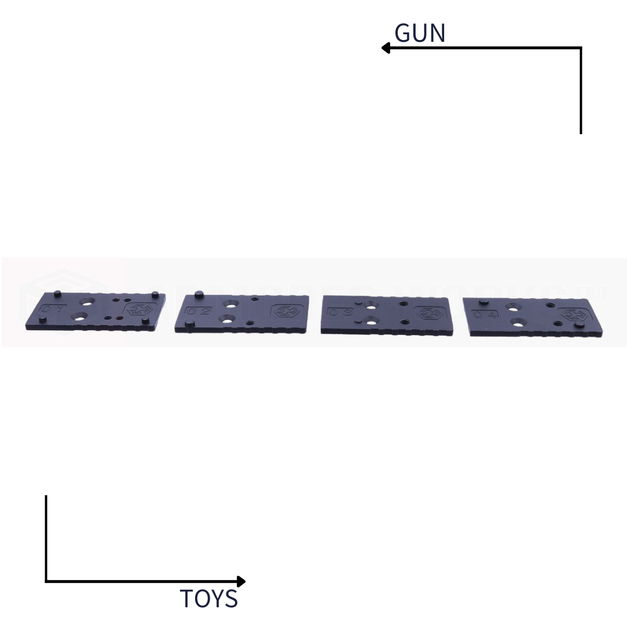 《GTS》AW CUSTOM VX RMR板 轉接板 黑色 AW-A02010