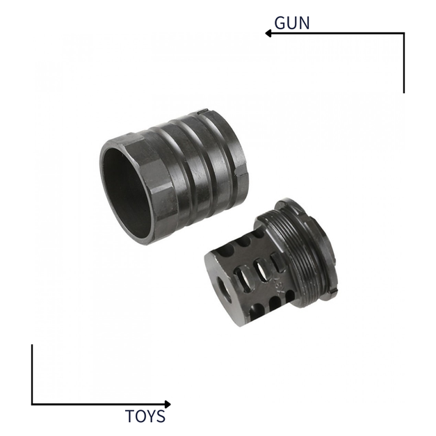 《GTS》5KU AK 風格 X37 鋼製火帽 防火帽 抑制器 逆14牙