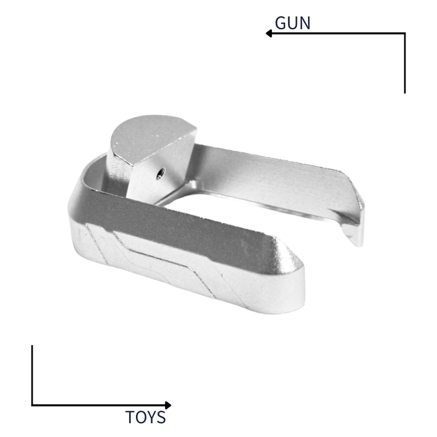 《GTS》TSC KSC GLOCK G17 G18C 彈匣井 襯裙 霧銀 7075鋁 TSC-100