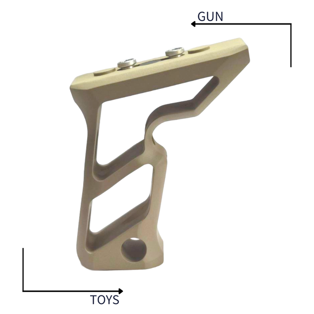 《GTS》CNC 鋁合金 Keymod 前握把 沙色 握把