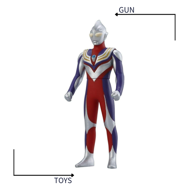 《GTS》BANDAI 超人力霸王 英雄 軟膠 #08 迪卡 804204