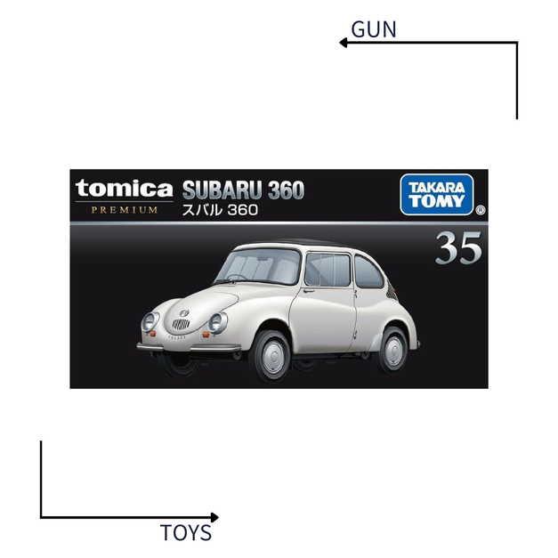 《GTS》TOMICA 多美小汽車 黑盒 NO.35 速霸陸 360 933892