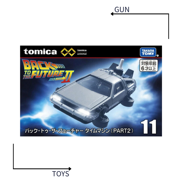 《GTS》TOMICA 多美小汽車 PRM系列 #11 回到未來 時光機 PART2 944195