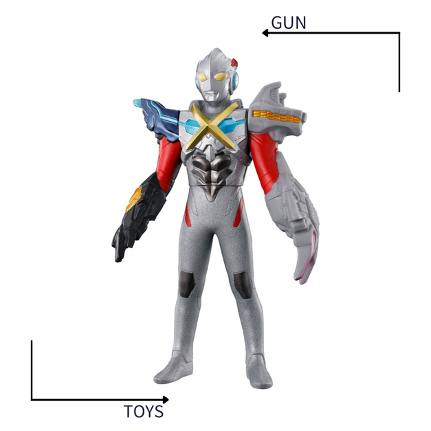 《GTS》BANDAI 超人力霸王 英雄 軟膠 #106 超人力霸王X 混合裝甲 731846