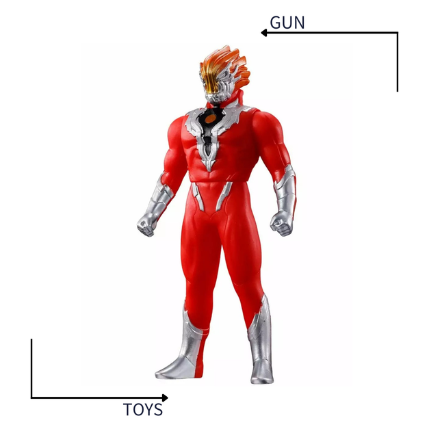 《GTS》BANDAI 超人力霸王 英雄 軟膠 EX 火焰戰士 800375