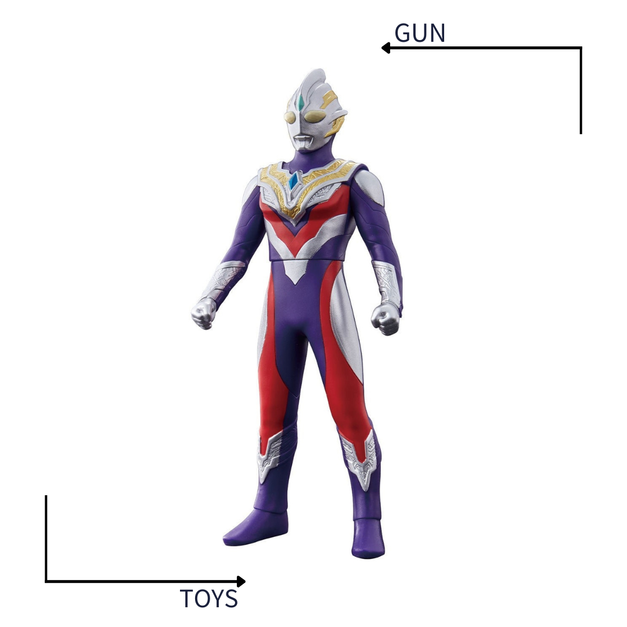 《GTS》BANDAI 超人力霸王 英雄 軟膠 #80 特利卡 複合型態 645429