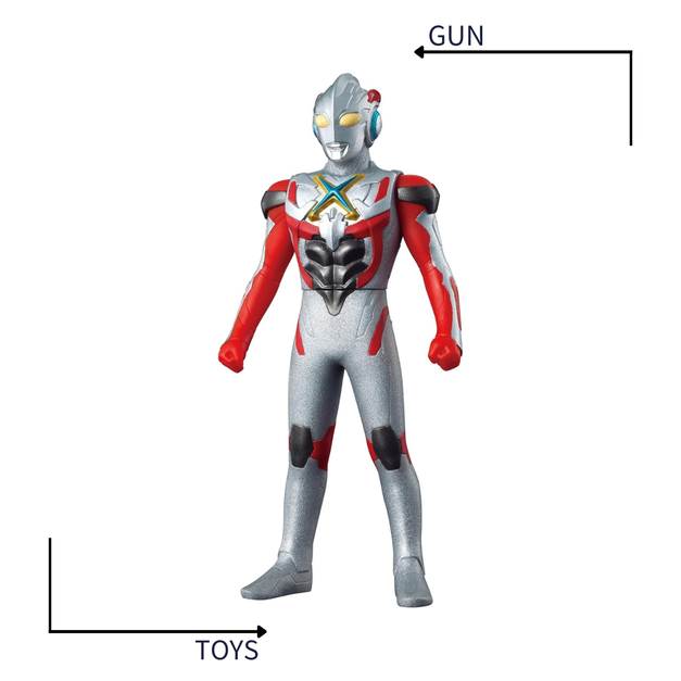 《GTS》BANDAI 超人力霸王 英雄 軟膠 #35 X 艾克斯 117155