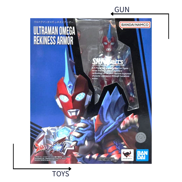 《GTS》BANDAI SHF S.H.Figuarts 超人力霸王 奧米加 雷基尼斯裝甲 可動公仔 688026