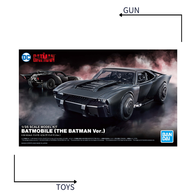 《GTS》模型 BANDAI 1/35 蝙蝠車 (2022蝙蝠俠電影Ver.) DC 5062186
