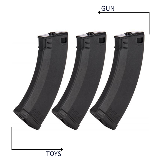 《GTS》KSC/KWA RONIN 47 AEG 120發裝 無聲彈匣 3入組 RN47 電槍