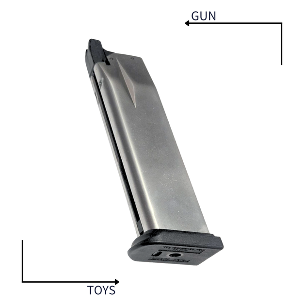 《GTS》WE 偉益 XDM 4.5 長版 瓦斯彈匣 銀色