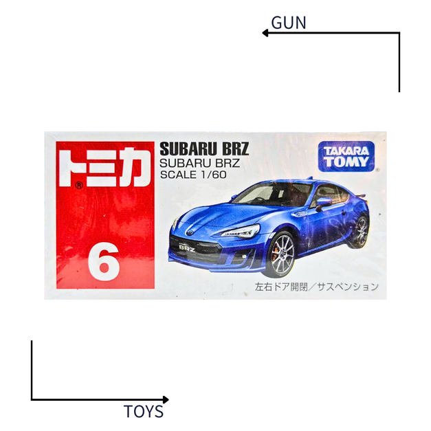 《GTS》TOMICA 多美小汽車 白盒 NO.06 速霸陸 SUBARU BRZ 879510