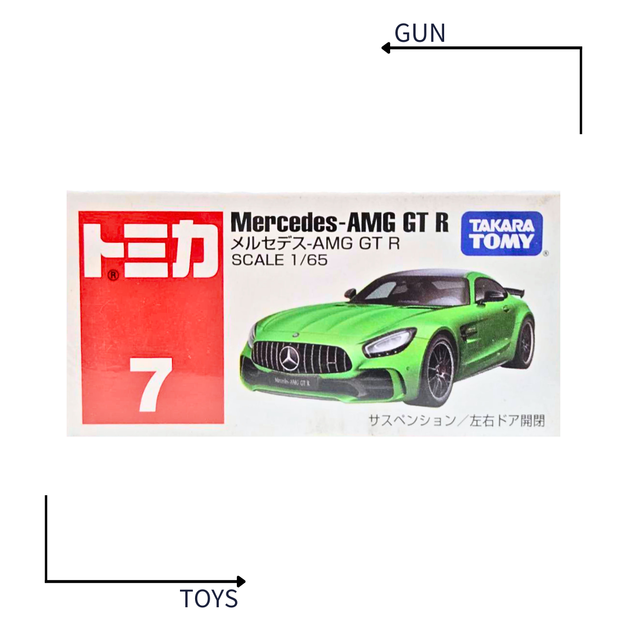《GTS》TOMICA 多美小汽車 白盒 NO.07 賓士 AMG GT R 879602