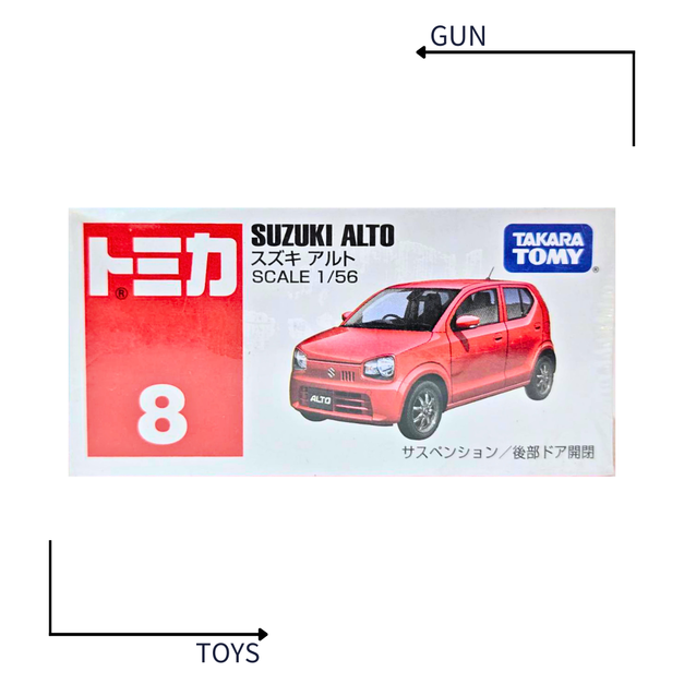 《GTS》TOMICA 多美小汽車 白盒 NO.08 鈴木 ALTO 824817