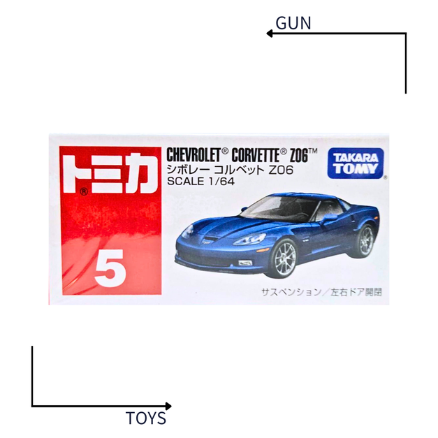 《GTS》TOMICA 多美小汽車 白盒 NO.05 雪佛蘭 克爾維特 Corvette Z06 439233