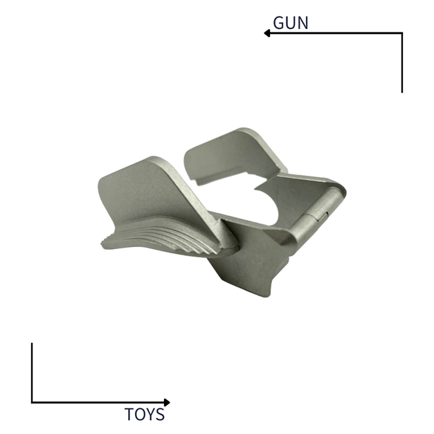 《GTS》CLPD Marui 1911 HI-CAPA 升級零件 CNC不鏽鋼 雙邊拇指停靠保險 銀色 CNCASWS