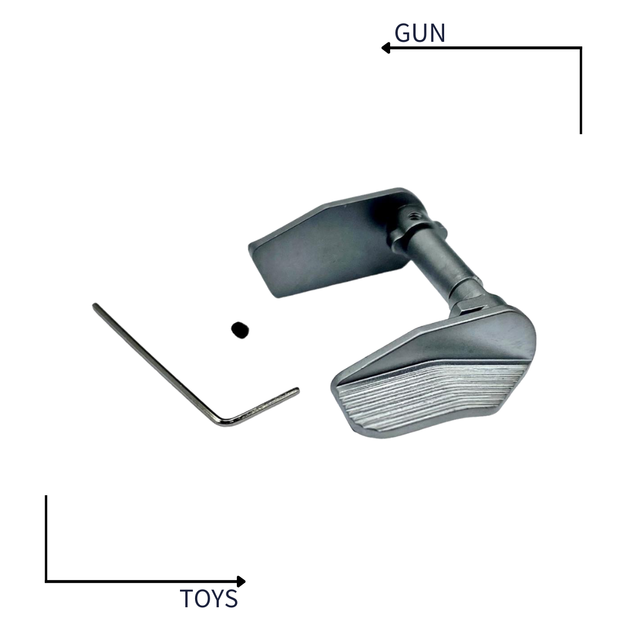 《GTS》CLPD ASG KJ SHADOW2 不鏽鋼製 拇指保險 銀色 KJS2SAMS-SV