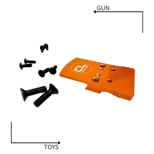 《GTS》CLPD ASG CZ Shadow2 RMR SRO 貓頭鷹 內紅點 轉接板 橘色 KJS2RDM -FSSOR