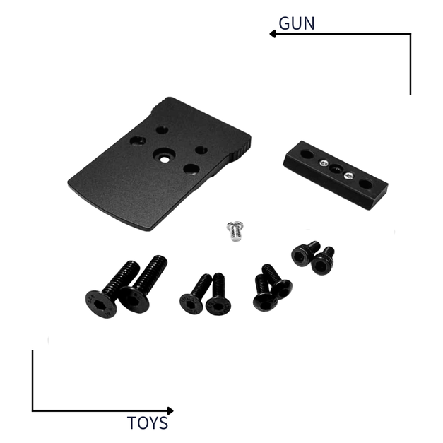 《GTS》CLPD ASG CZ Shadow2 RMR SRO 貓頭鷹 內紅點 轉接板 (僅適用 CLPD CNC滑套) KJS2RDM-CSS