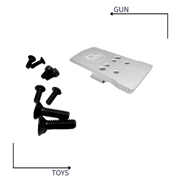 《GTS》CLPD ASG CZ Shadow2 RMR SRO 貓頭鷹 內紅點 轉接板 銀色 KJS2RDM -FSSSV