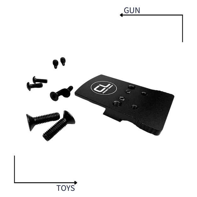 《GTS》CLPD ASG CZ Shadow2 RMR SRO 貓頭鷹 內紅點 轉接板 黑色 KJS2RDM -FSSBK
