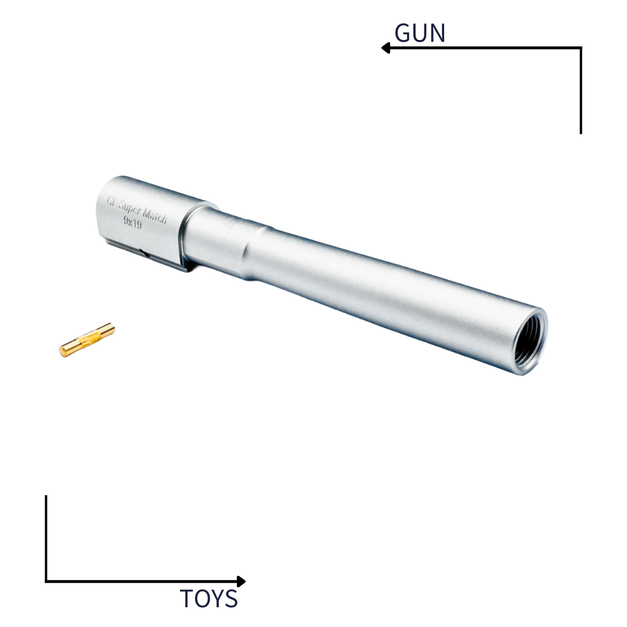 《GTS》CLPD ASG KJ CZ Shadow2 7075 鋁合金 內11牙 外管 牙管 銀色 KJS2OBAR-TSV