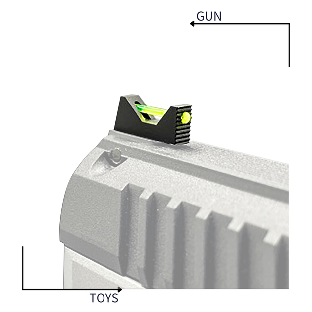 《GTS》CLPD ASG KJ CZ Shadow 2 7075 鋁製 光纖 前準星 準星 KJS2FFS