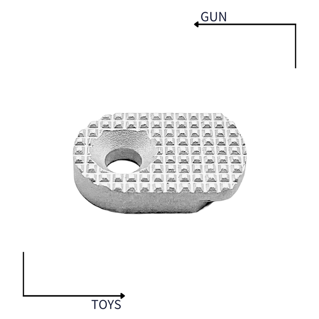 《GTS》CLPD KJ SHADOW2 KP15 KP-15 鋁合金 加大彈匣釋放鈕 銀色 KJS2ALMB-SV