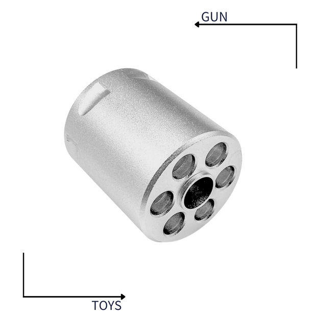 《GTS》CLPD ASG Dan Wesson 715 CO2 左輪手槍 彈倉 彈輪 銀色 DWLRSSV