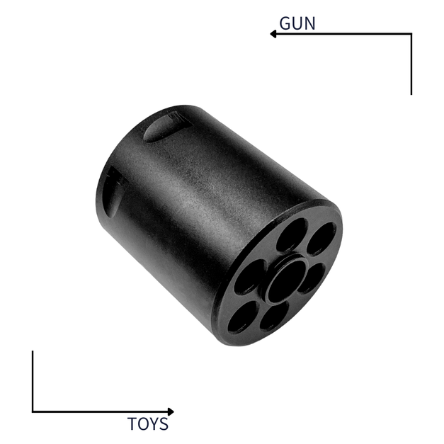 《GTS》CLPD ASG Dan Wesson 715 CO2 左輪手槍 彈倉 彈輪 黑色 DWLRSBK