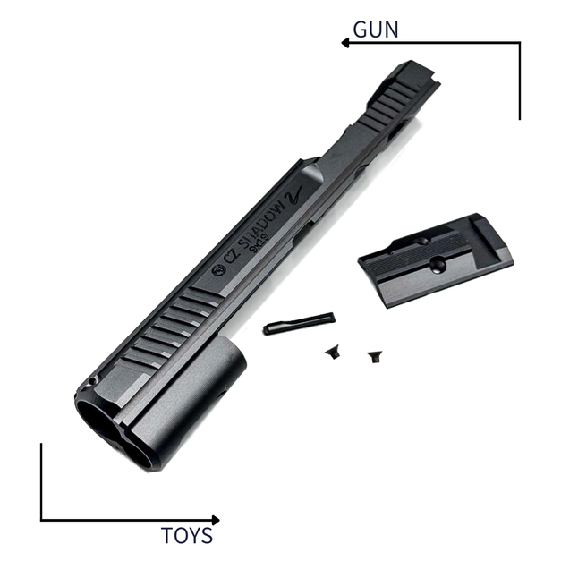 《GTS》CLPD ASG Shadow 2 Optic Ready CNC 鋁合金 滑套 黑色 KJS2SLIDE-ORBK