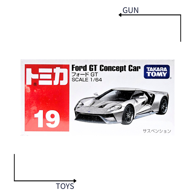 《GTS》TOMICA 多美小汽車 白盒 NO.19 福特 Ford GT Concept Car 879671