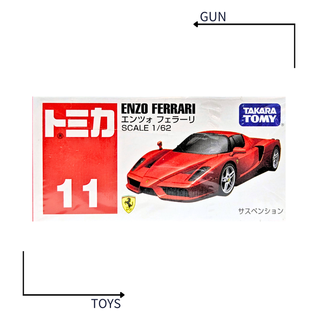 《GTS》TOMICA 多美小汽車 白盒 NO.11 法拉利 Ferrari ENZO 799184