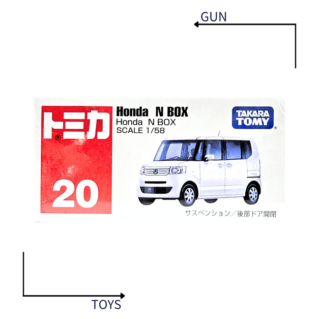《GTS》TOMICA 多美小汽車 白盒 NO.20 本田 Honda N BOX 471233
