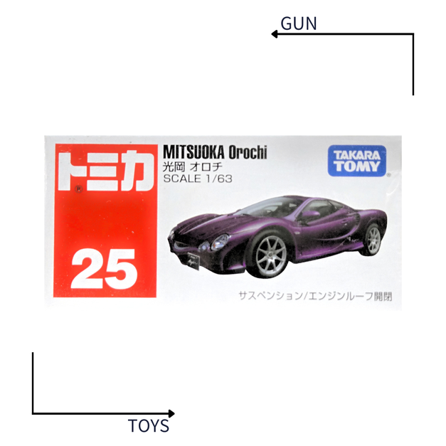 《GTS》TOMICA 多美小汽車 白盒 NO.25 光岡 大蛇 MITSUOKA Orochi 746867