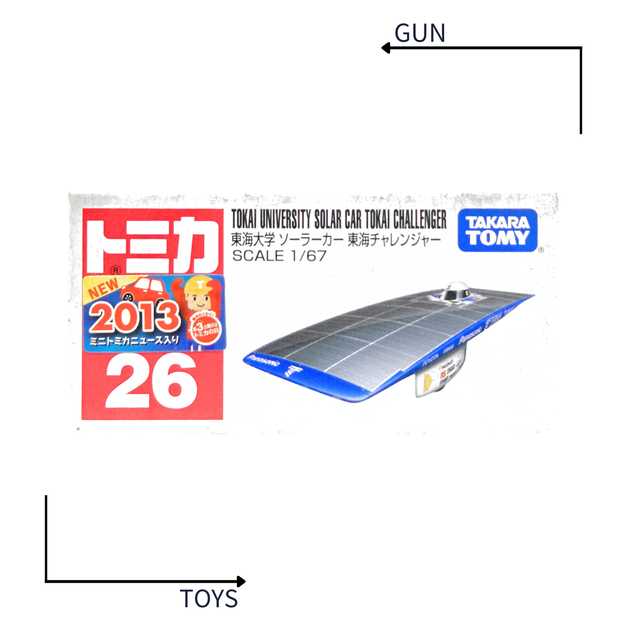 《GTS》TOMICA 多美小汽車 白盒 新車貼 NO.26 東海大學 太陽能車 東海挑戰者 466451