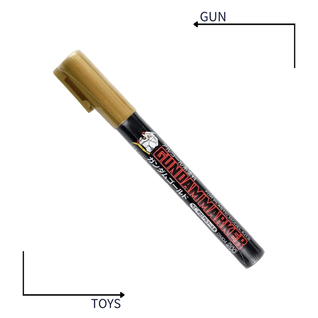 《GTS》模型工具 GUNZE 郡氏 GSI 鋼彈麥克筆 GM04 金色 505788