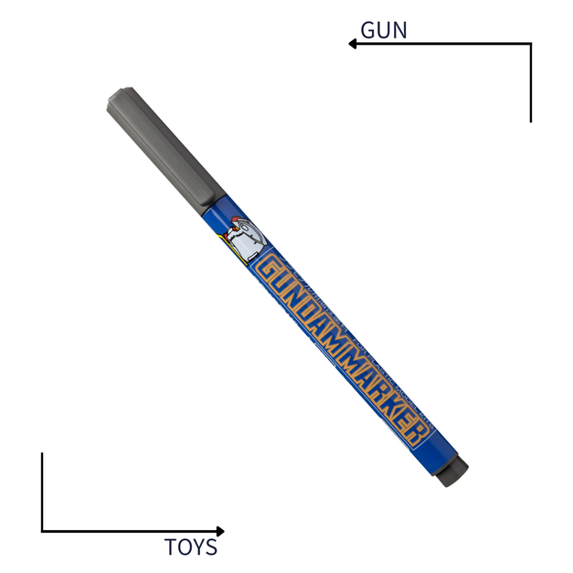 《GTS》模型工具 GUNZE 郡氏 GM02 油性 墨線筆 灰色 鋼彈麥克筆 506884